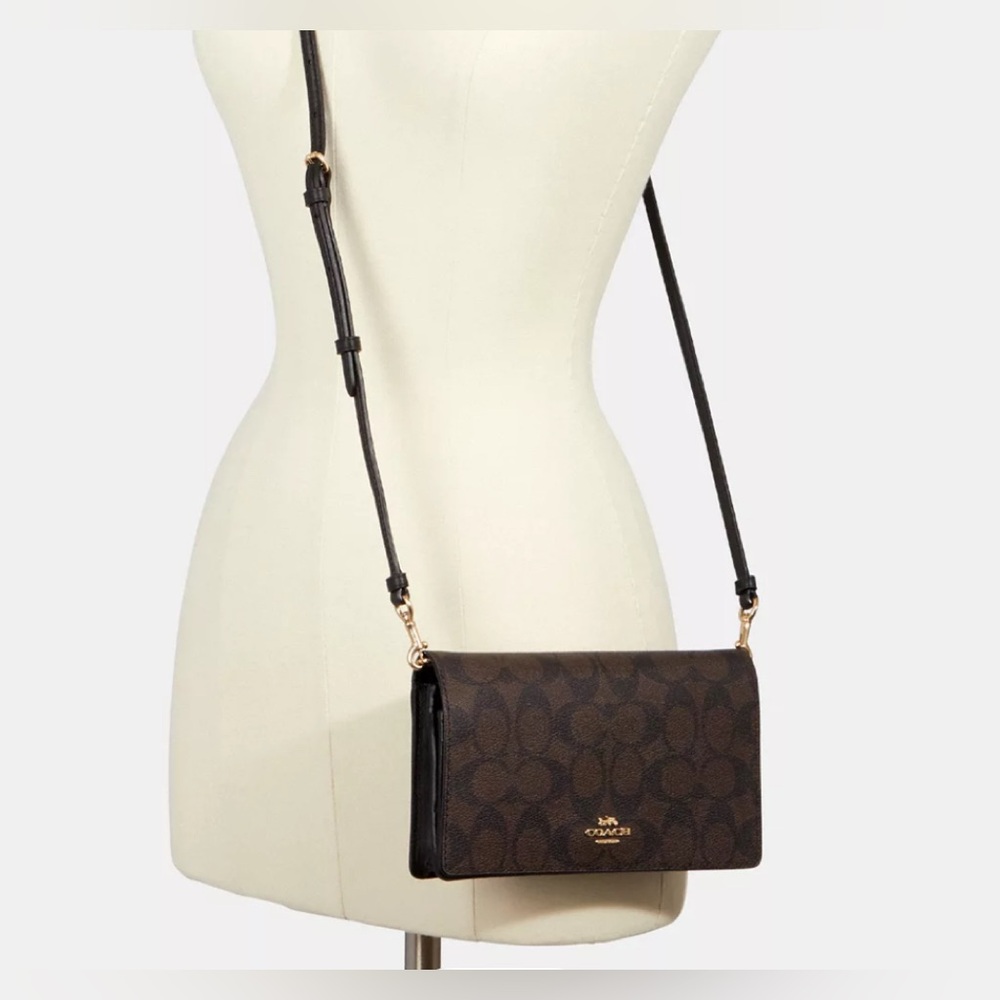 NWT Coach Anna Crossbody Clutch